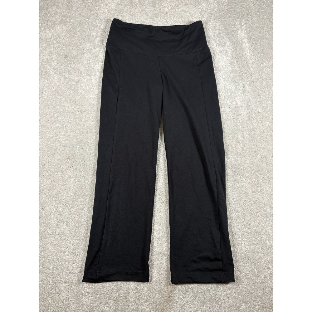 betabrand black pull on wide leg yoga‎ dress pants xs
